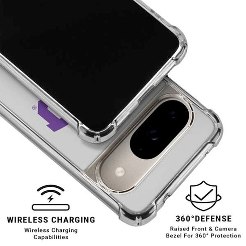 Texas Christian University Horned Frogs Logo Print Google Pixel 10 Clear Case